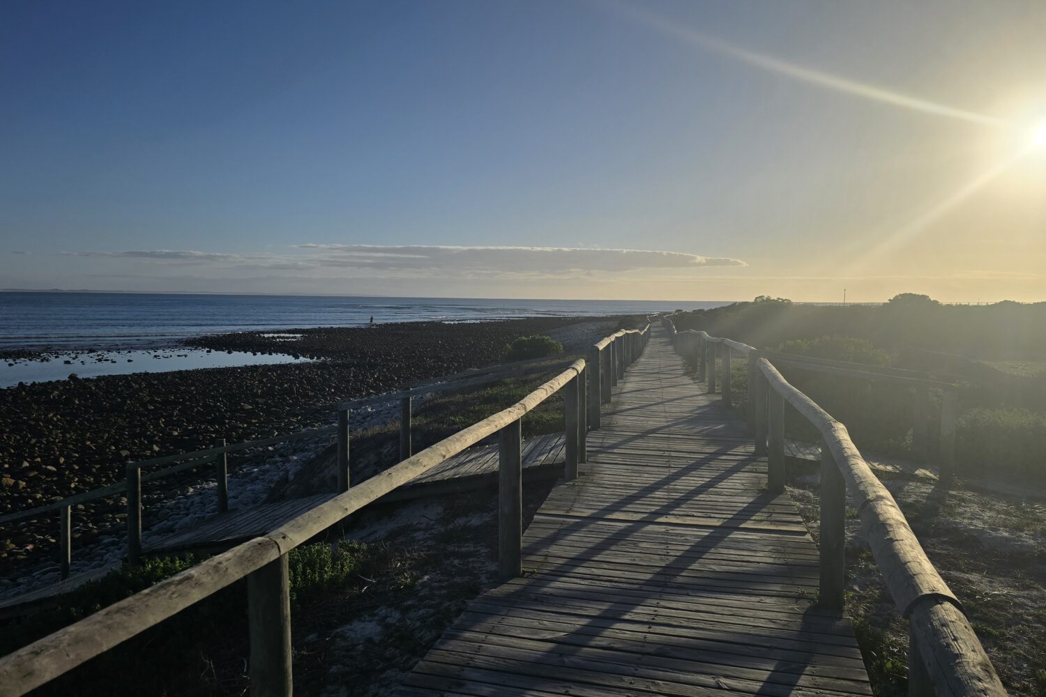 Beachfront walkway in Struisbaai near Cape Agulhas